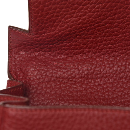 Hermes Fjord Kelly Retourne 35 Rouge Vif 10 of 17