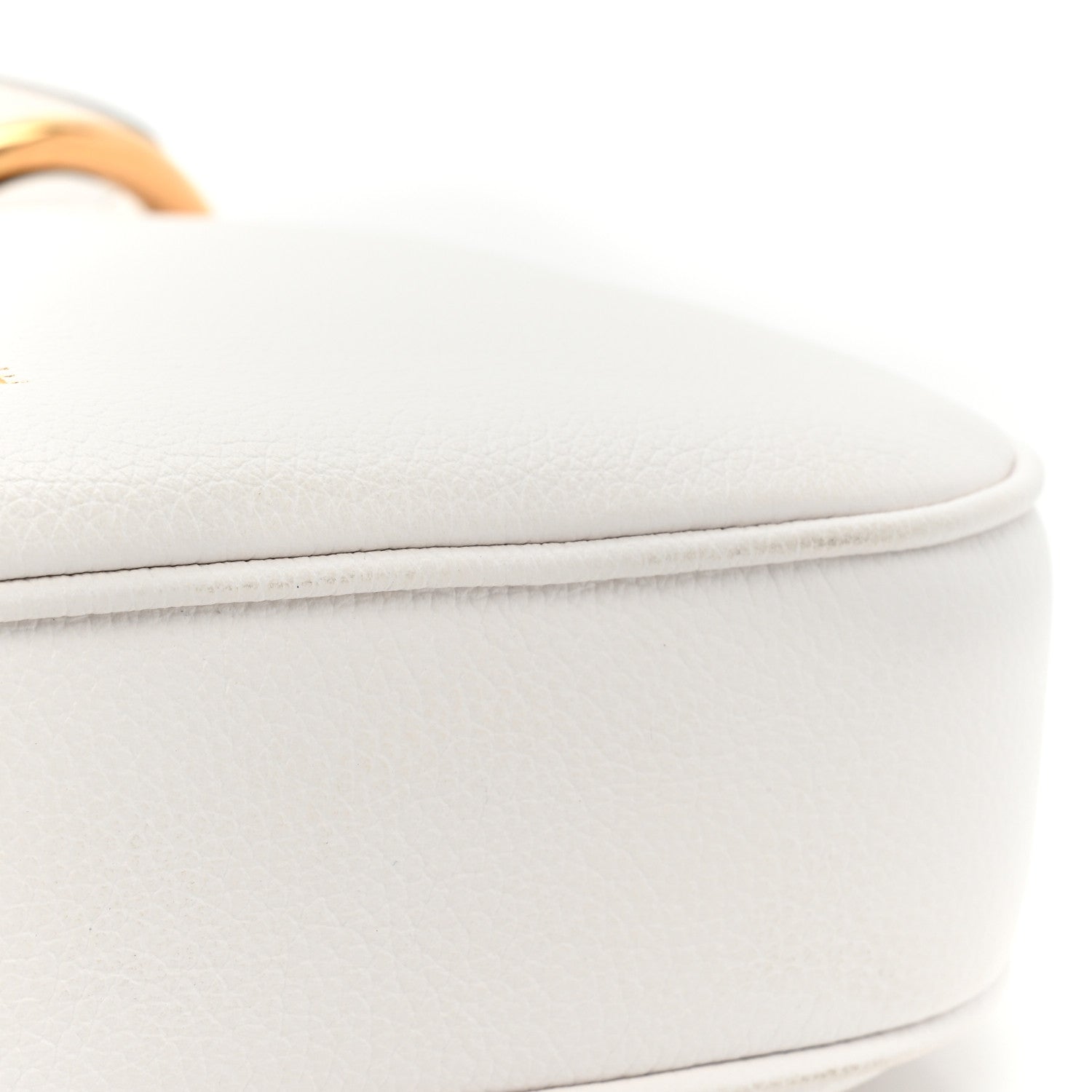 Versace Calfskin La Medusa Small Hobo Crossbody Optical White 12 of 12