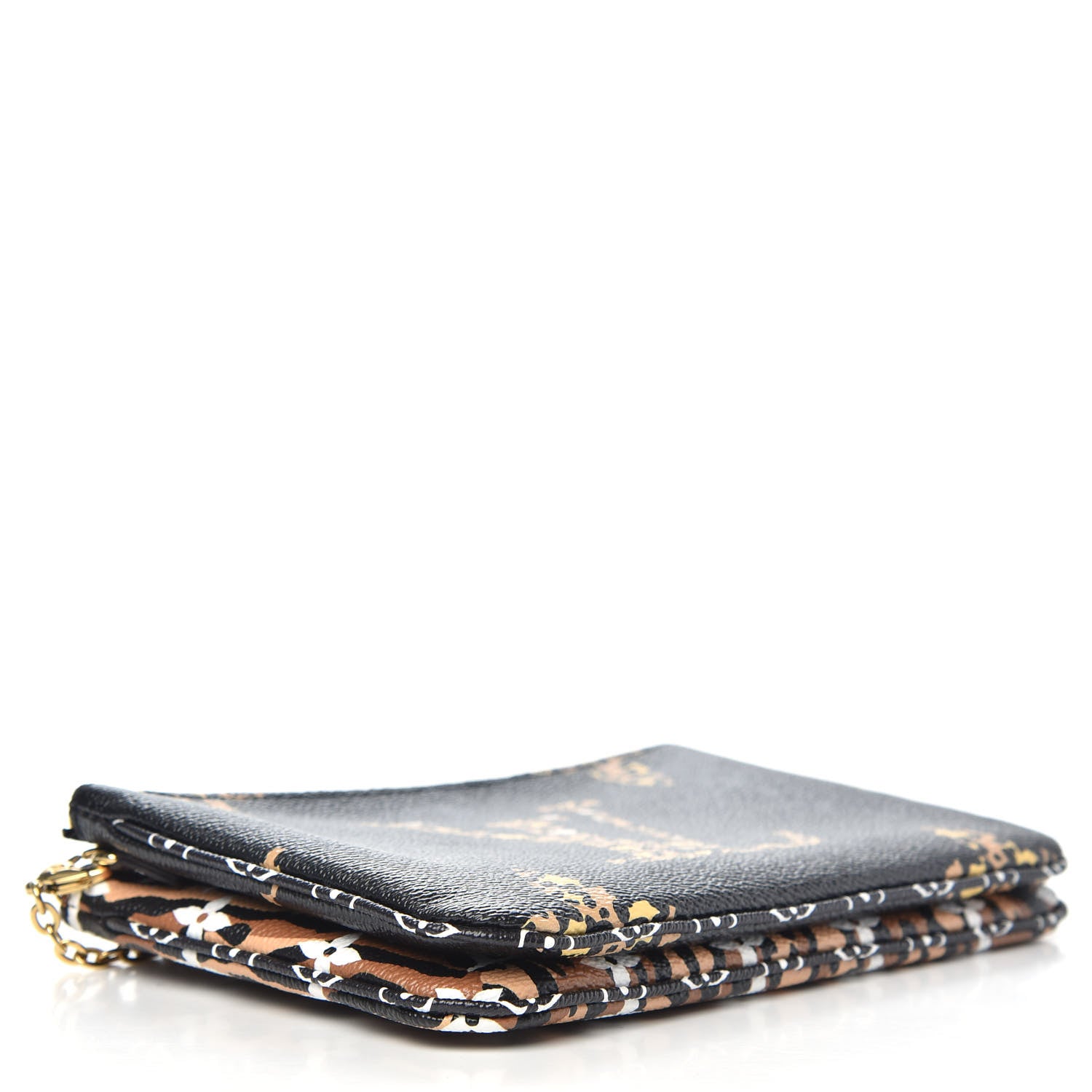 Louis Vuitton Monogram Giant Jungle Pochette Double Zip Black 4 of 10