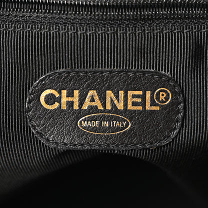 Chanel Vinyl Quilted Shoulder Bag Black 6 of 10