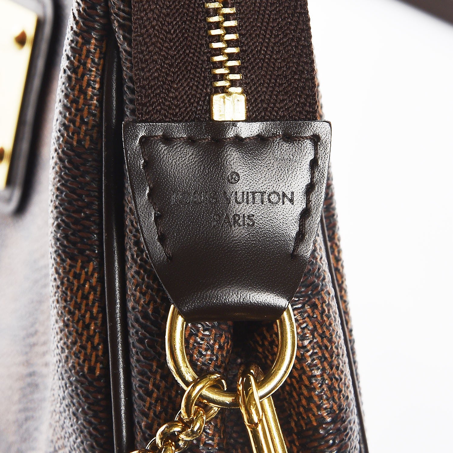 Louis Vuitton Damier Ebene Eva Clutch 6 of 7