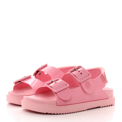 Gucci Rubber Mini Double G Womens Isla Dad Sandals 35 Wild Rose 3 of 8