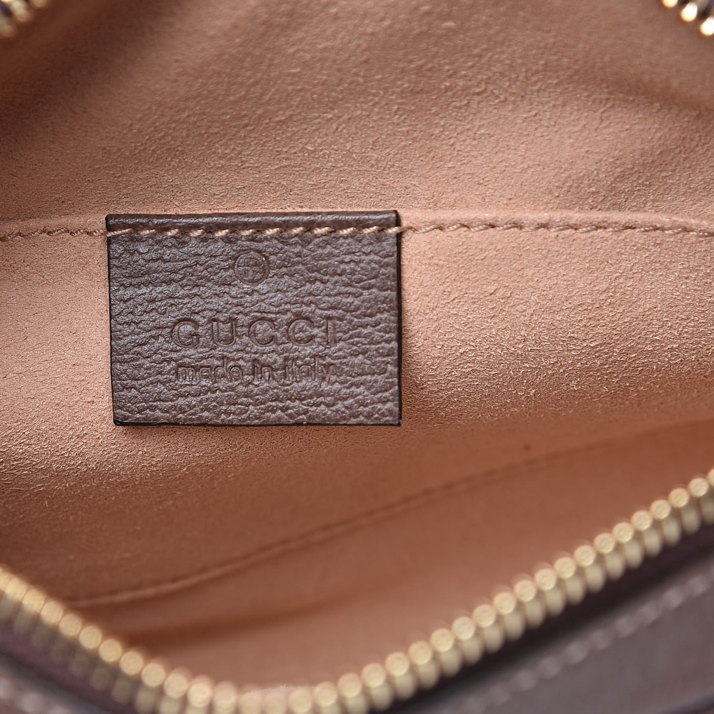 GG Supreme Monogram Web Mini Ophidia Shoulder Bag Brown