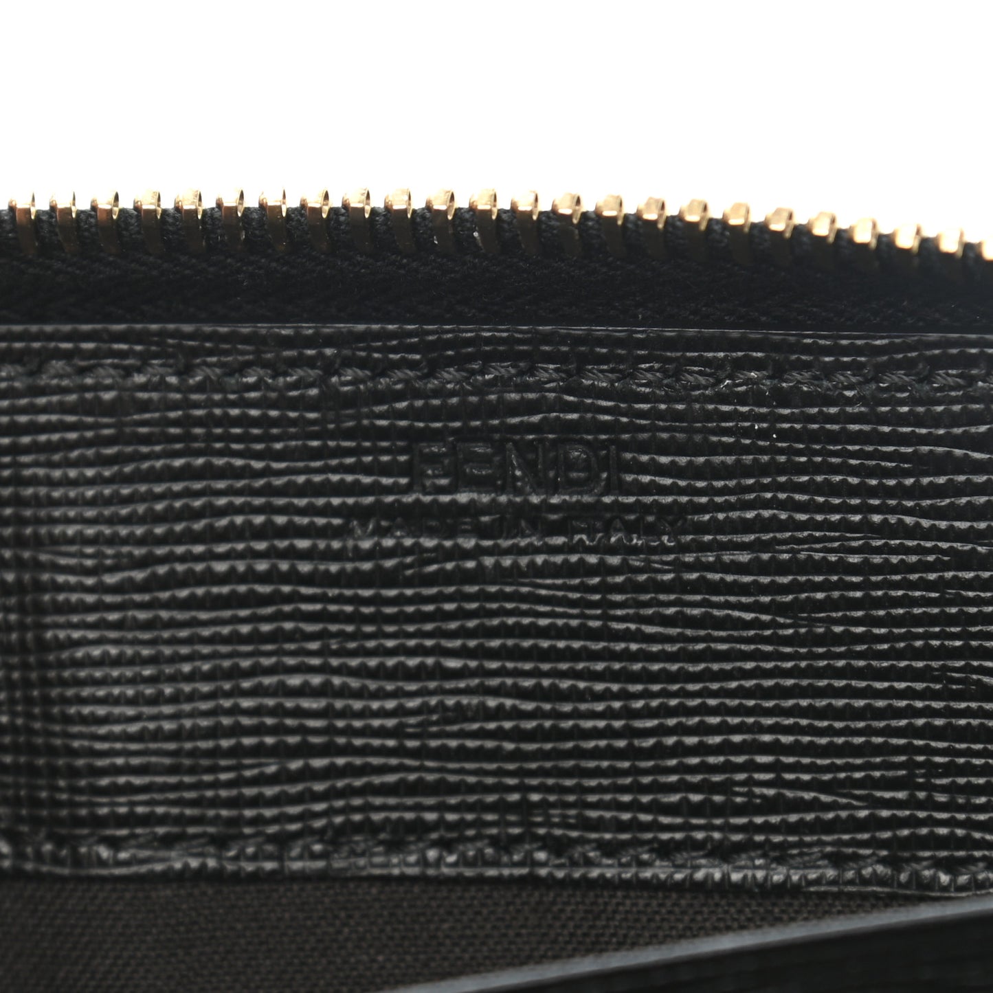 Vitello Elite Zip Around Wallet Black
