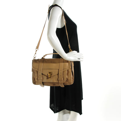 Proenza Schouler Lambskin Medium PS1 Satchel Sahara 2 of 8