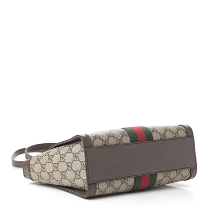 Gucci GG Supreme Monogram Small Ophidia Tote Bag Brown 4 of 14