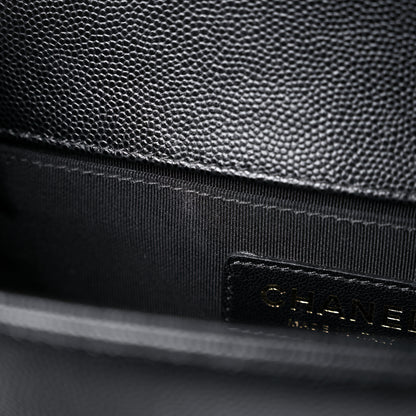 Chanel Caviar Quilted Small Boy Flap Black 10 of 11