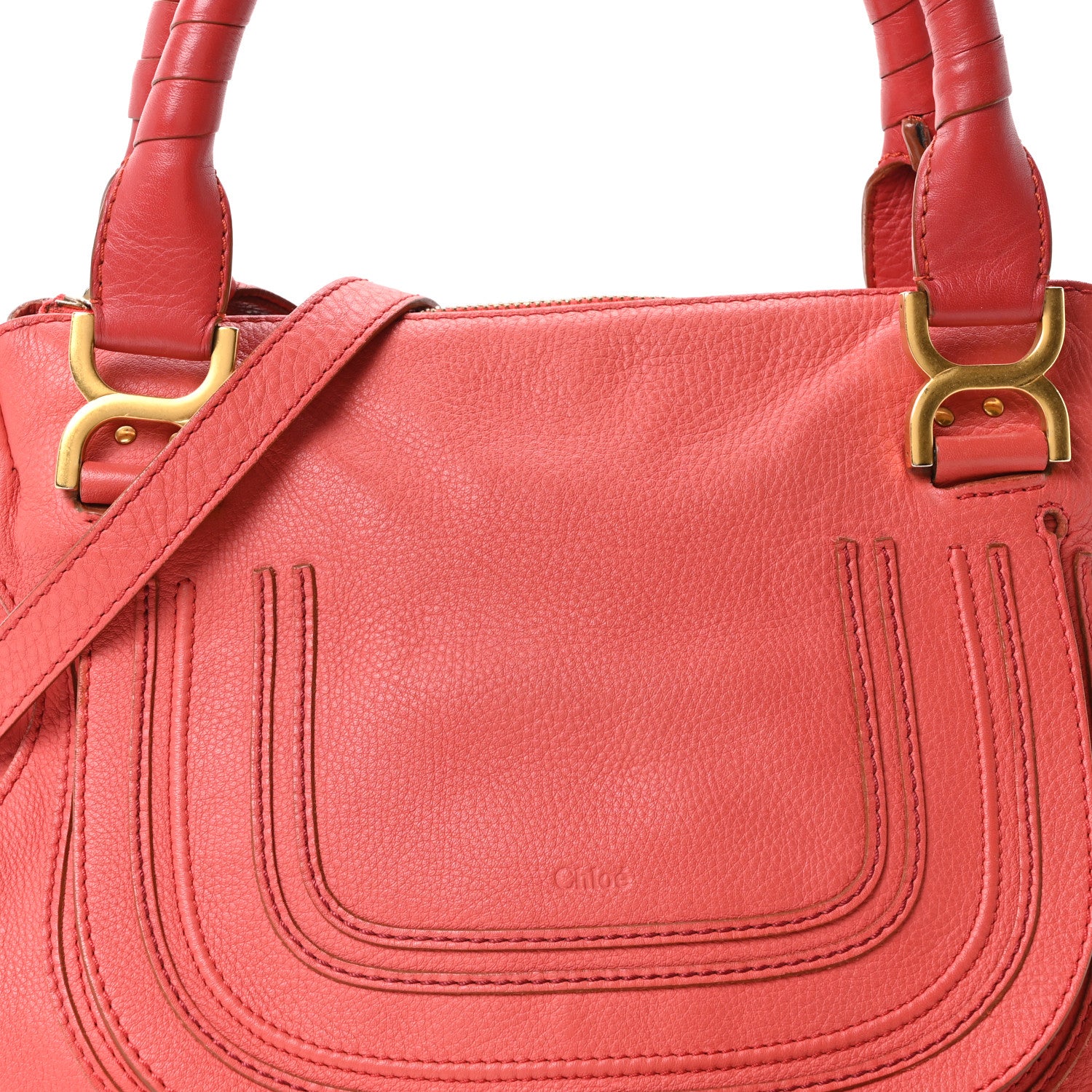 Chloe Calfskin Medium Marcie Satchel Paradise Pink 8 of 11
