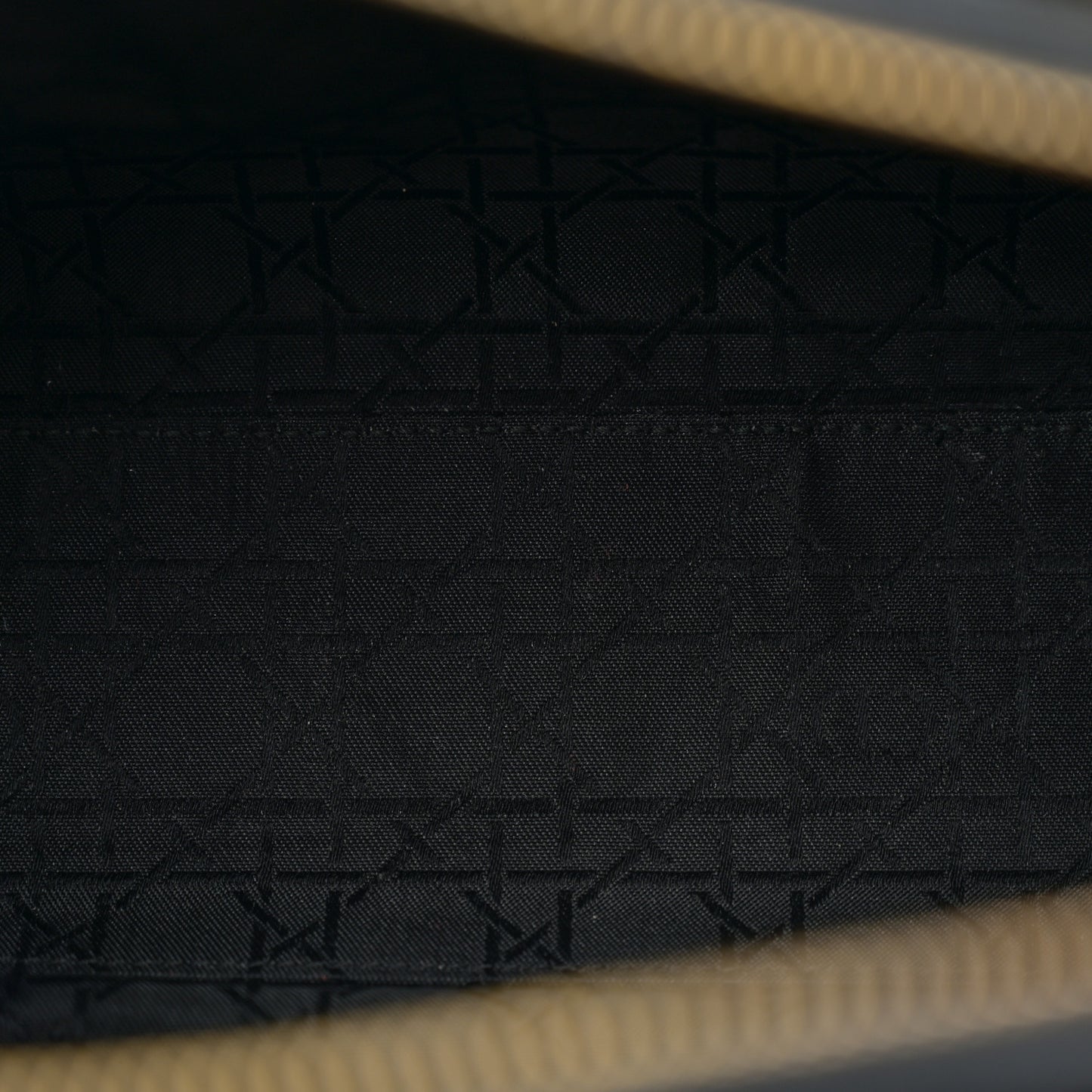 Patent Cannage Large Lady Dior Black