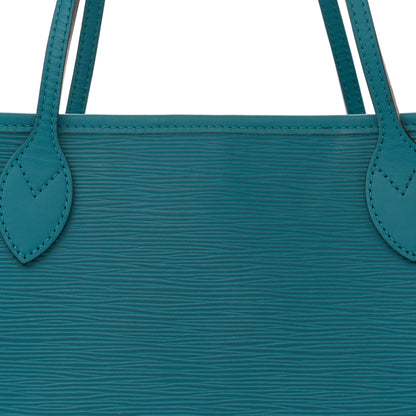Louis Vuitton Epi Neverfull MM Cyan 8 of 12