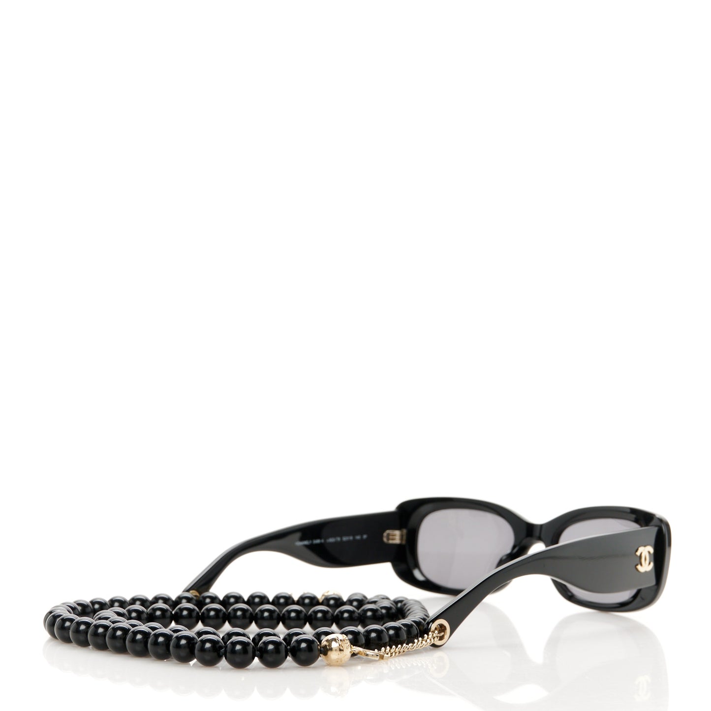 Acetate Rectangle Sunglasses 5488-A Black
