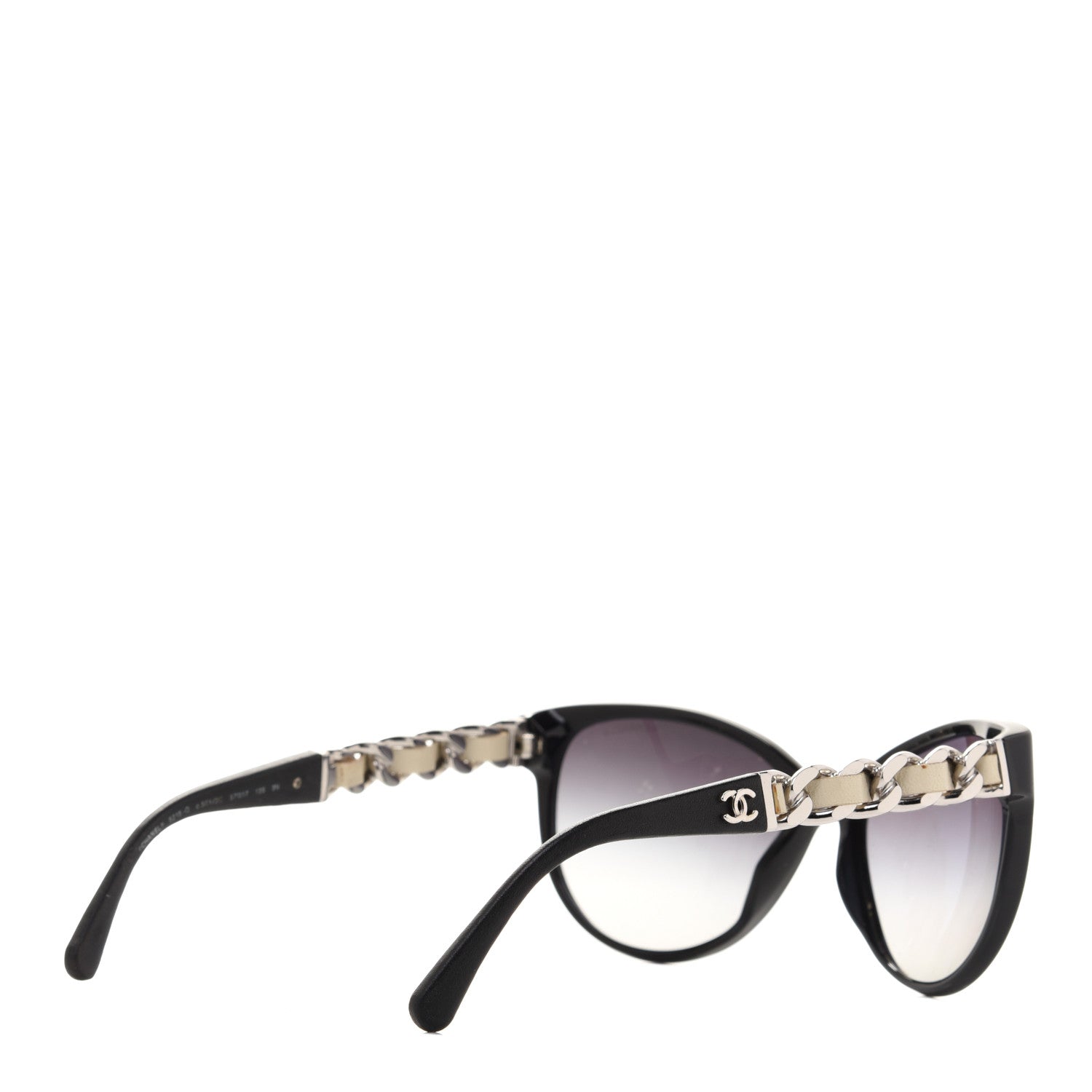 Chanel CC Chain Sunglasses 5215Q Black 4 of 10