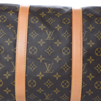Louis Vuitton Monogram Keepall Bandouliere 55 10 of 16