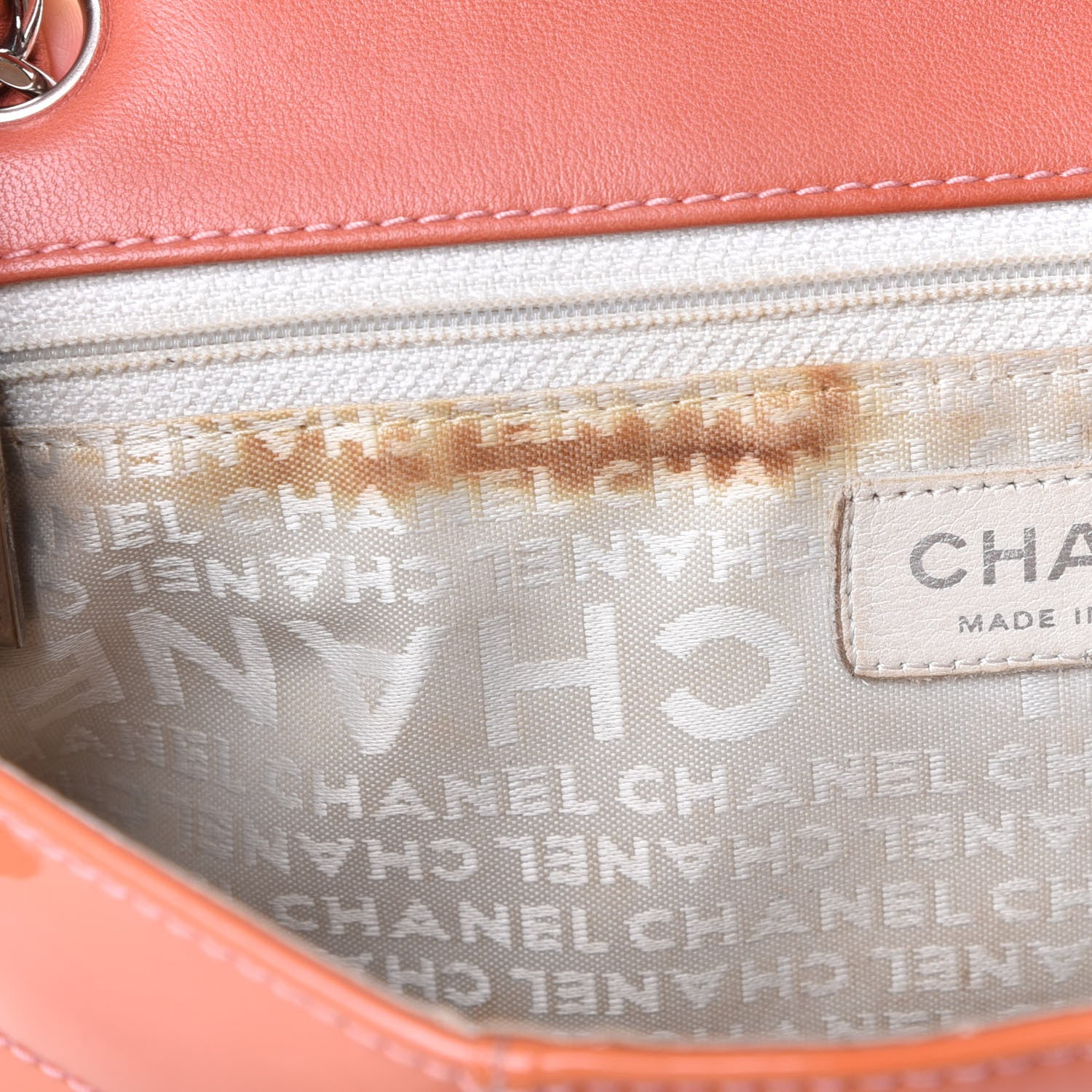 Chanel Patent Horizontal Quilted Medium Single Flap Pink 13 of 13