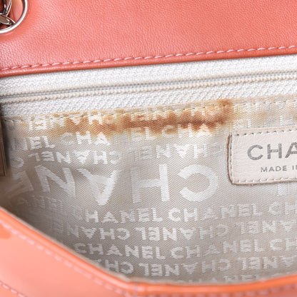 Chanel Patent Horizontal Quilted Medium Single Flap Pink 13 of 13