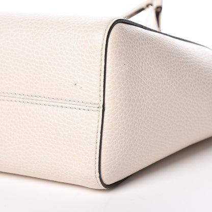 Gucci Dollar Calfskin Mini Swing Top Handle Bag Mystic White 10 of 13