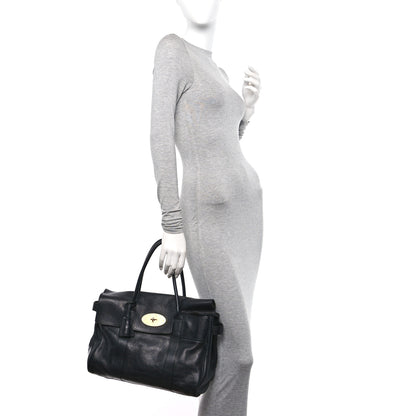 Mulberry Small Classic Grain Bayswater Black 2 of 9