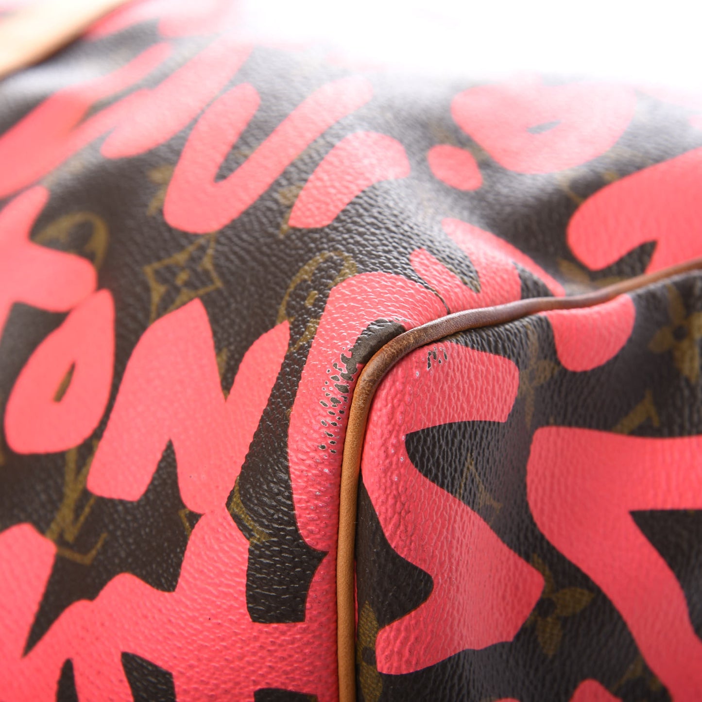 Monogram Graffiti Keepall 50 Fuchsia