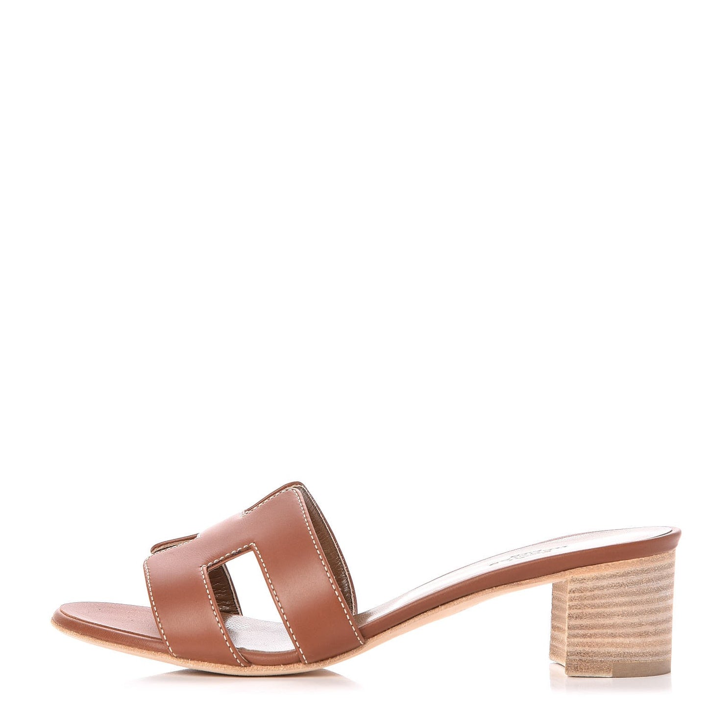 Calfskin Oasis Sandals 36 Gold