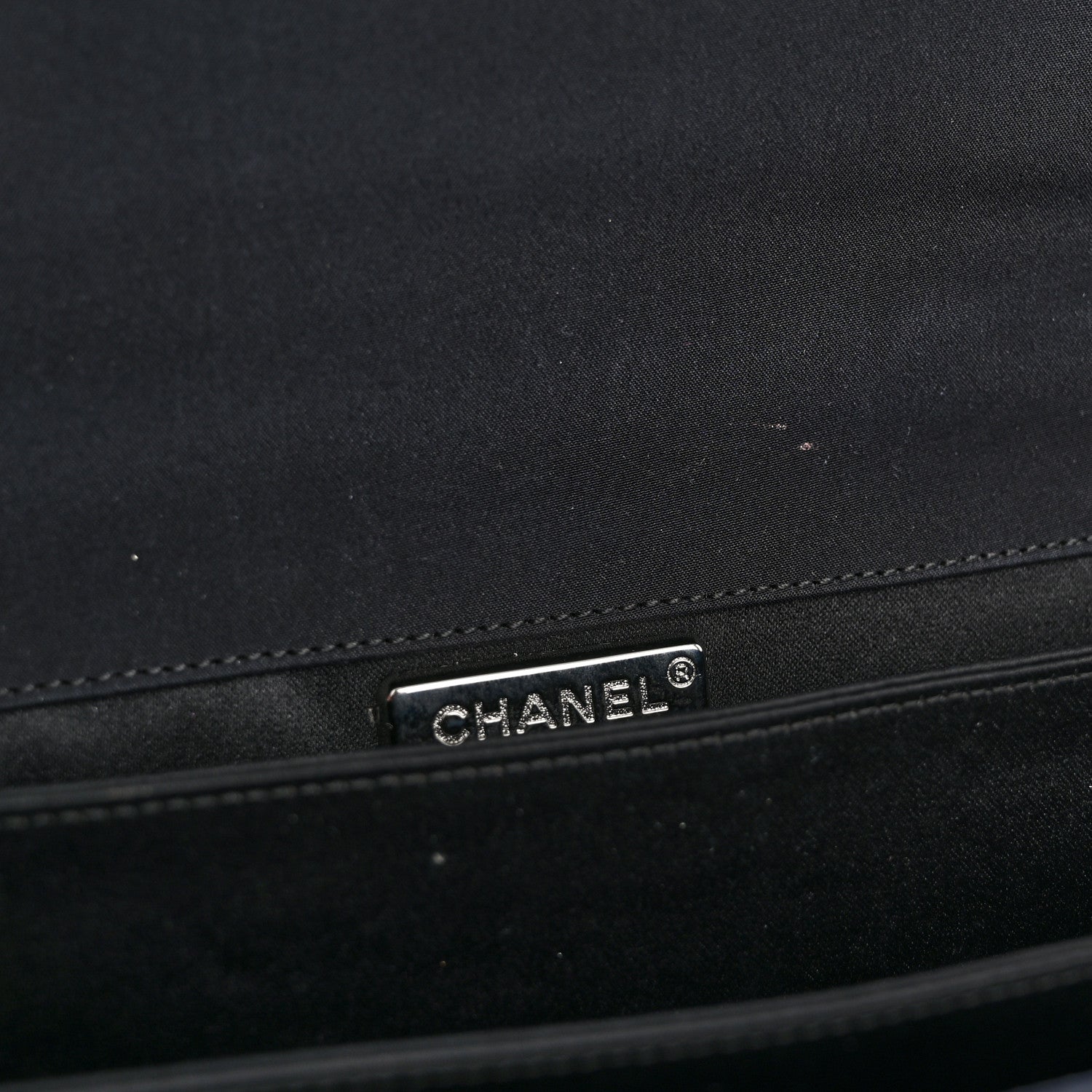 Chanel Satin Ribbon Bow Clutch Black 10 of 20