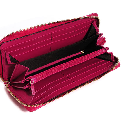 Gucci Patent Soho Zip Around Wallet Bright Bougainvillea 5 of 7