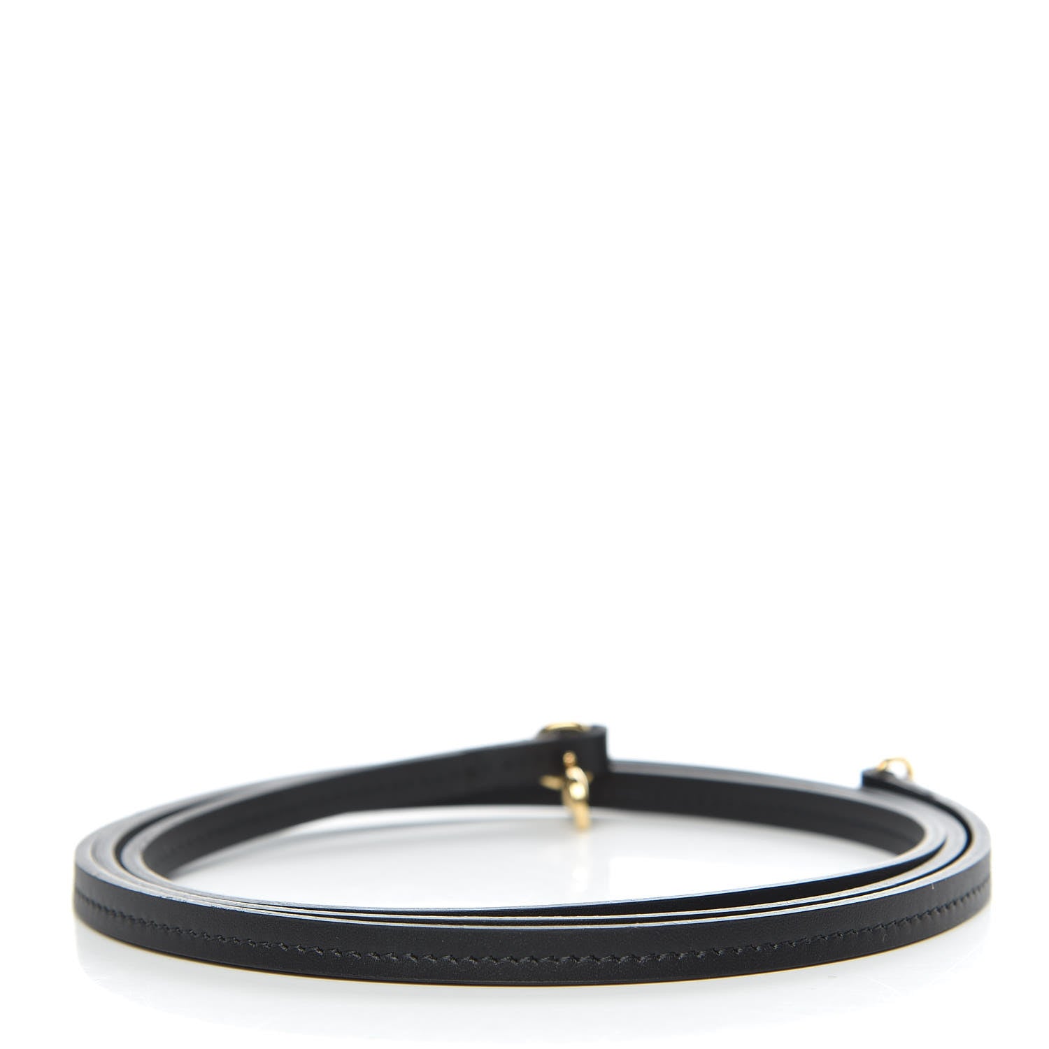 Louis Vuitton Calfskin Eye Trunk Case Strap Black 2 of 2