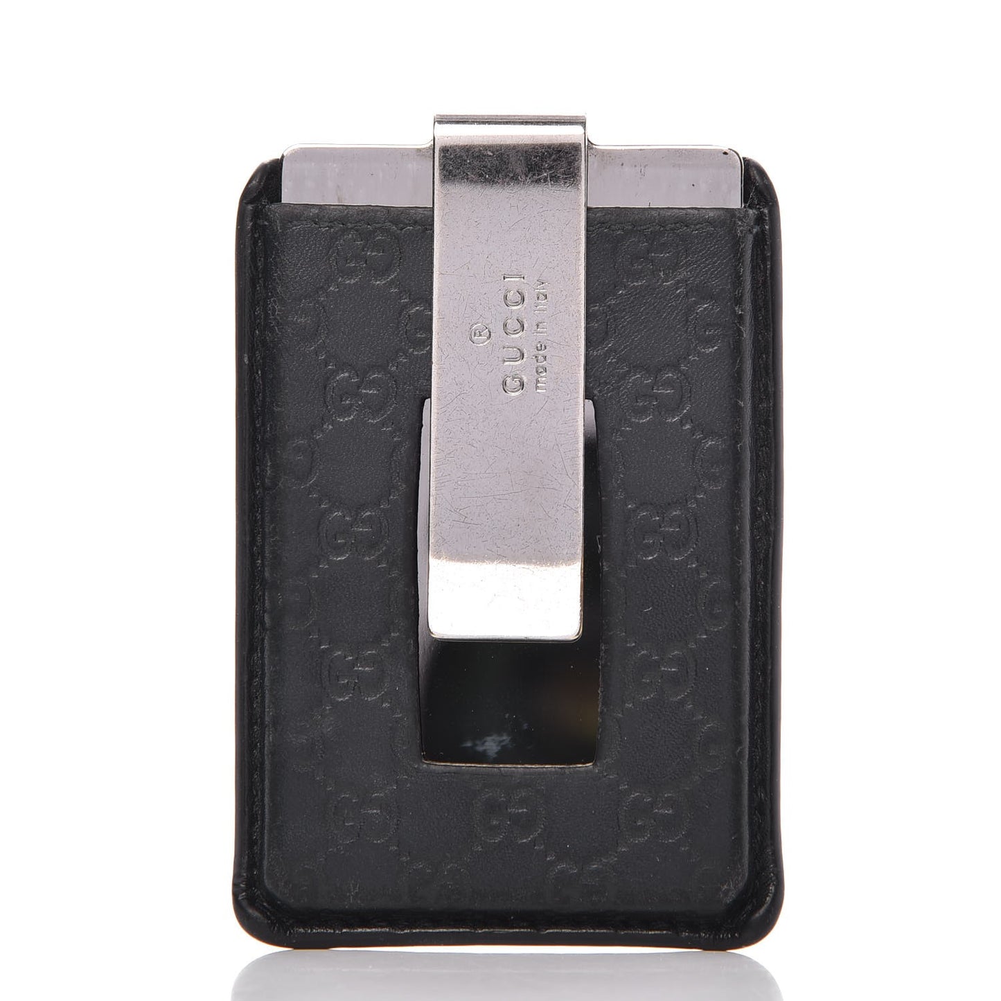 Guccissima Money Clip Navy