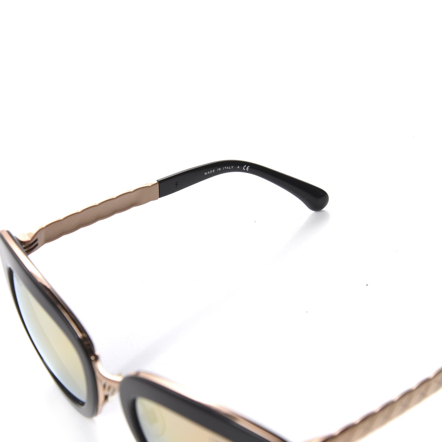 Chanel Cat Eye Quilted Sunglasses 5368 Black Pink 6 of 9