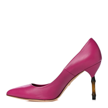 Gucci Malaga Kid Kristen Bamboo Pumps 37.5 Bright Bougainville 2 of 24