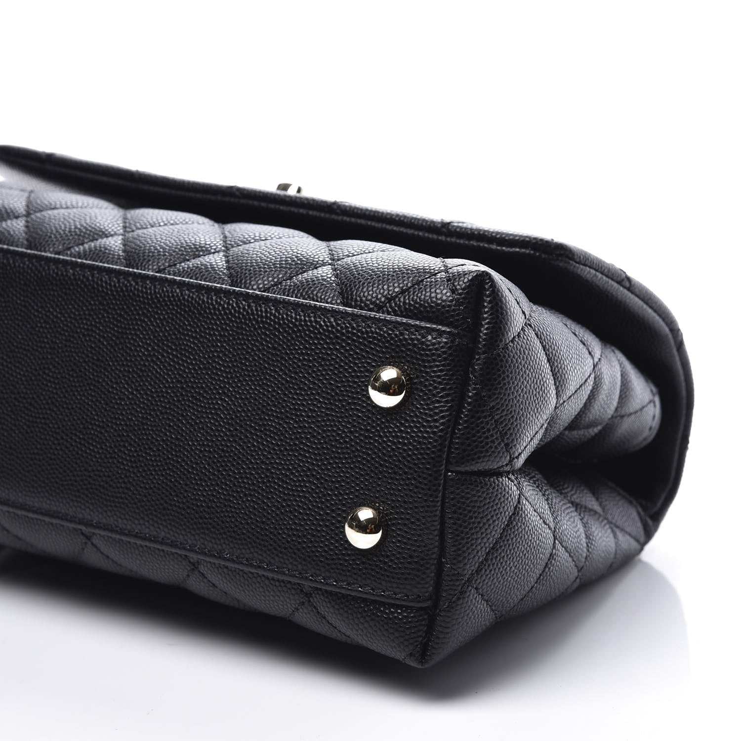 Chanel Caviar Quilted Mini Coco Handle Flap Black 8 of 10