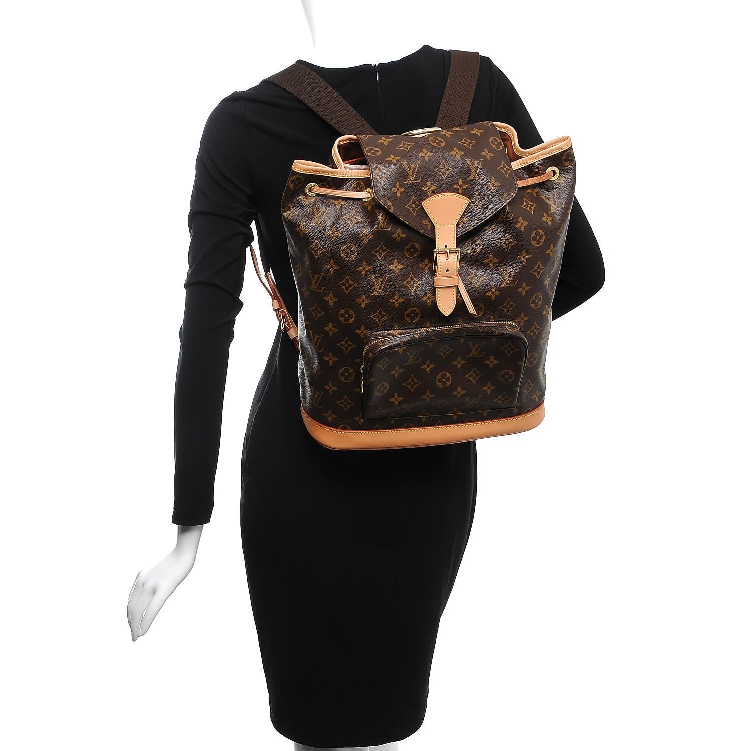 Louis Vuitton Monogram Montsouris GM Backpack 2 of 8