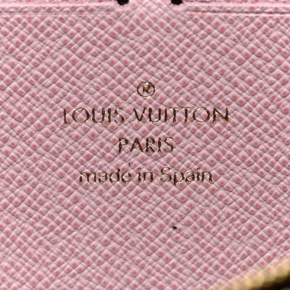 Louis Vuitton Monogram Clemence Wallet Rose Ballerine 6 of 8