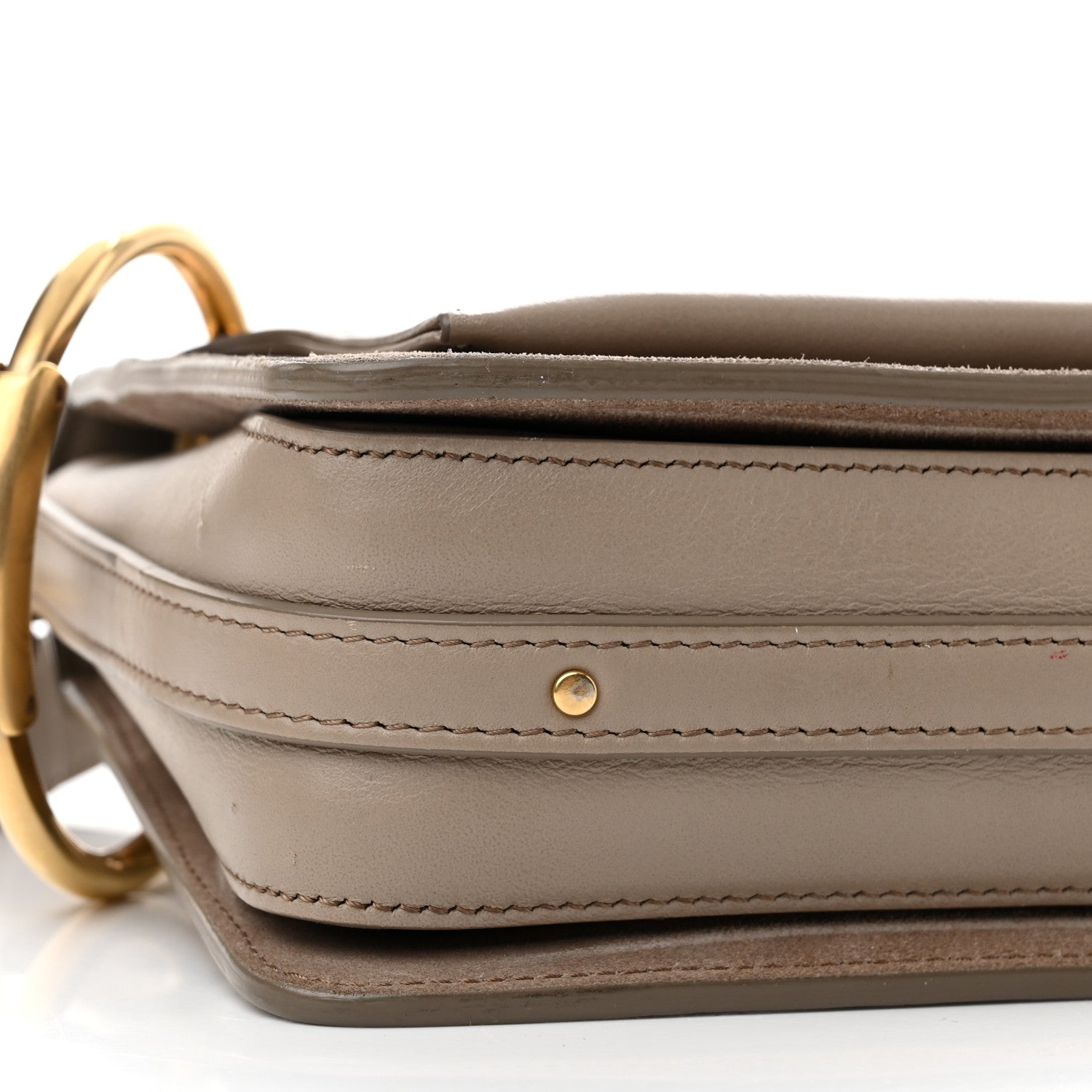 Chloe Calfskin Suede Small Roy Bag Motty Grey 9 of 16