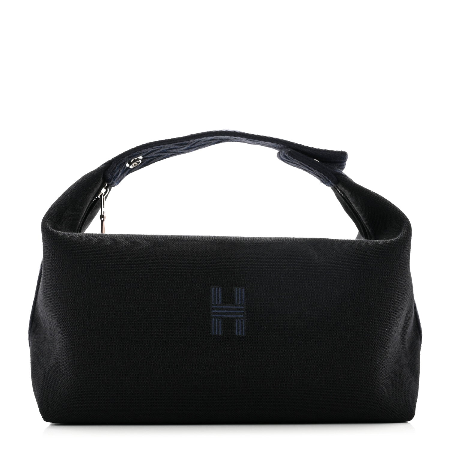 Hermes Canvas Large Bride-A-Brac Pouch Bleu Nuit 1 of 6