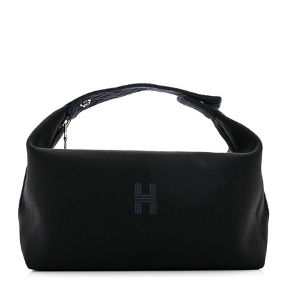 Hermes Canvas Large Bride-A-Brac Pouch Bleu Nuit 1 of 6