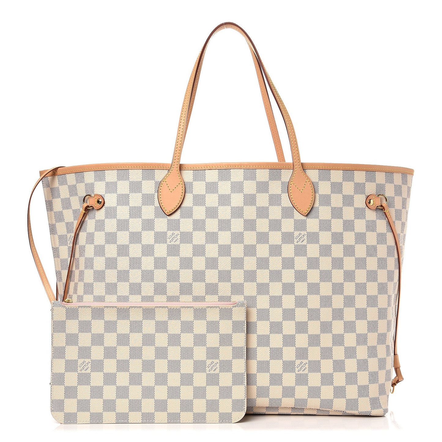 Damier Azur Neo Neverfull GM Rose Ballerine