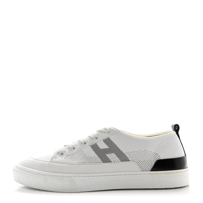Hermes Calfskin Deep Sneakers 43 White Multicolor 1 of 10