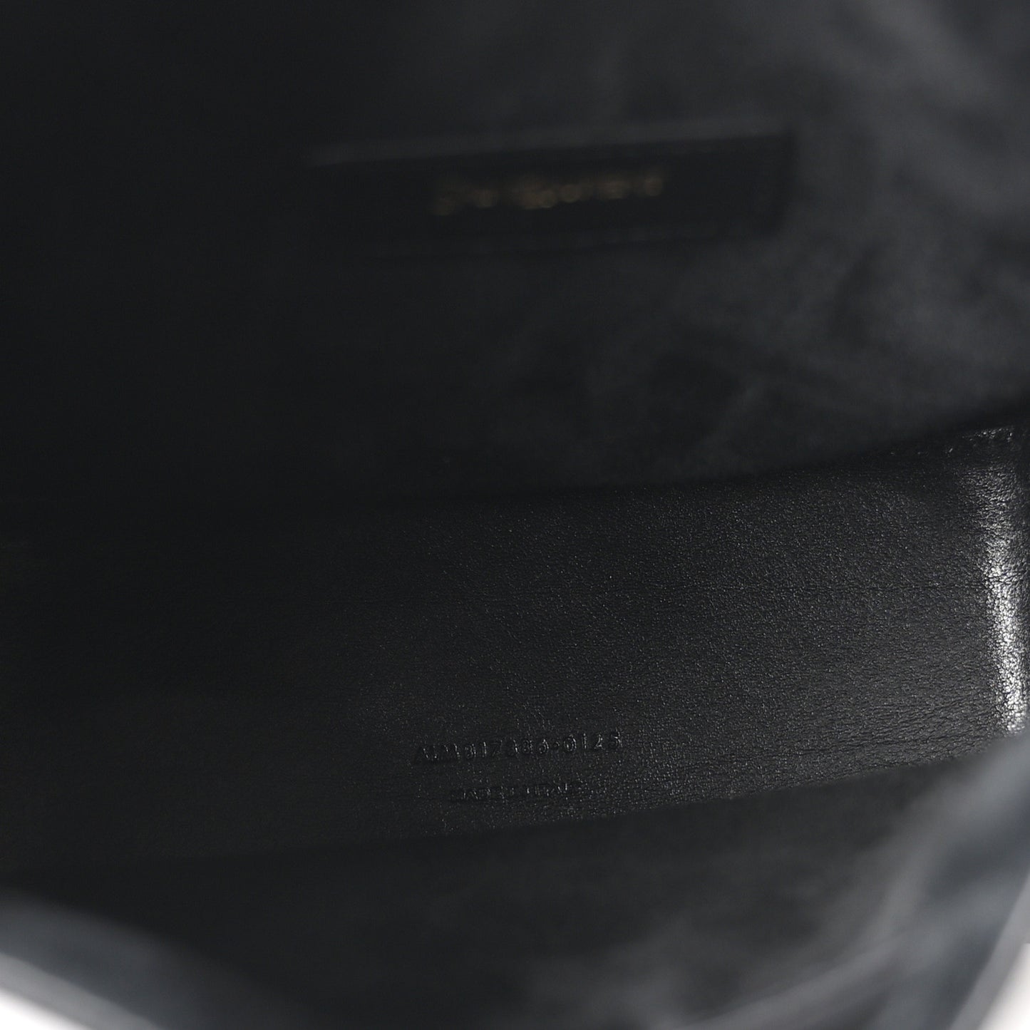 Calfskin Small Bucket Bag Black