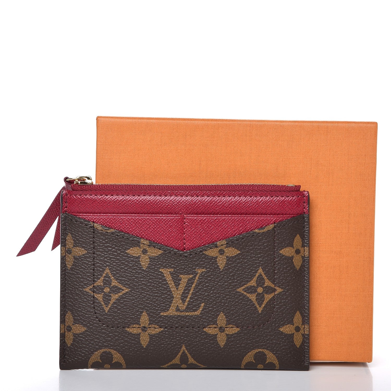 Louis Vuitton Monogram Zipped Card Holder Fuchsia 7 of 7
