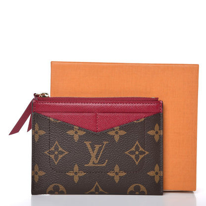 Louis Vuitton Monogram Zipped Card Holder Fuchsia 7 of 7