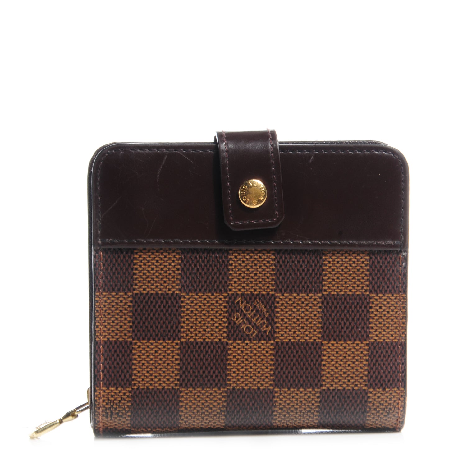 Damier Zipped Compact Wallet