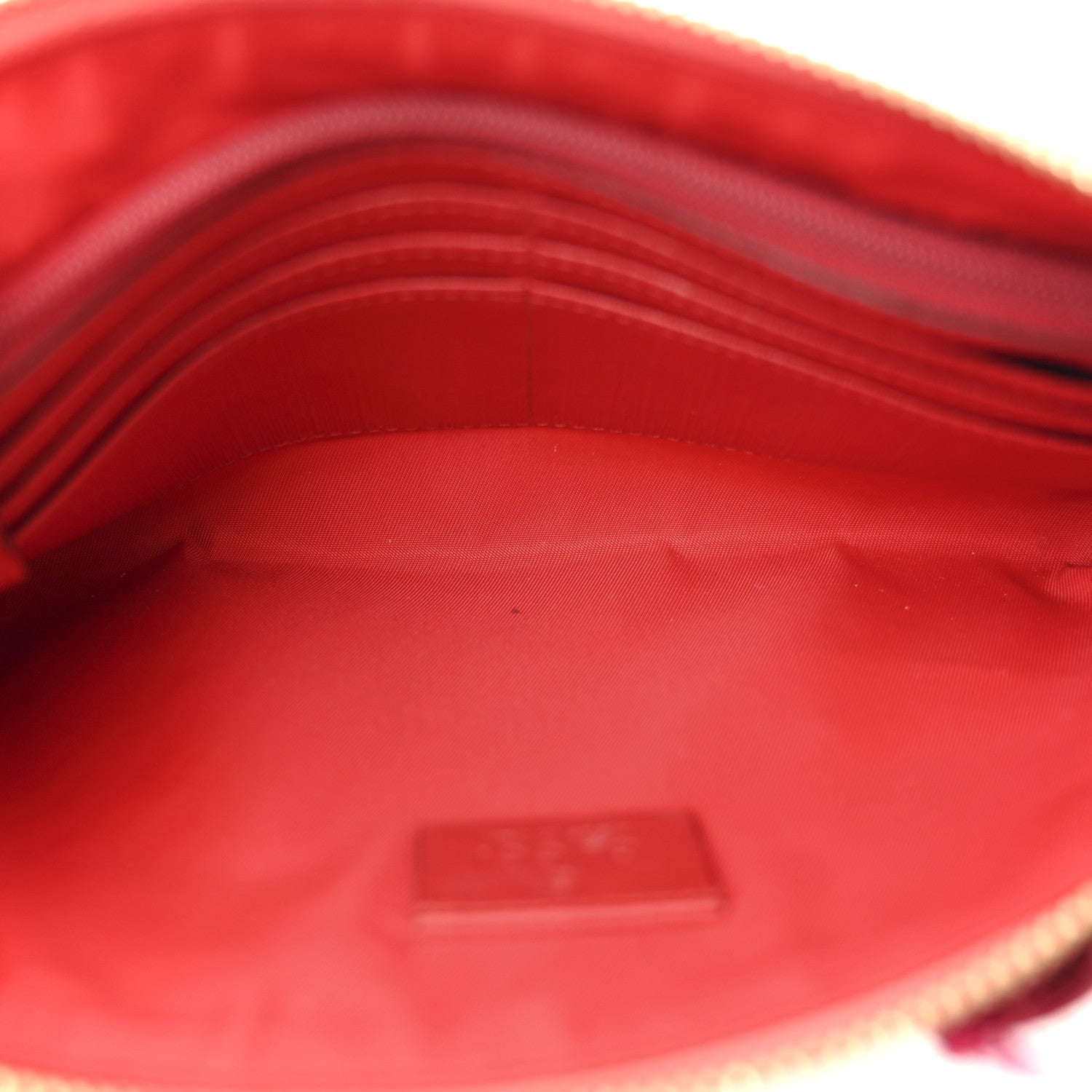 Gucci GG Supreme Monogram Face Embroidered Wrist Wallet Pink 5 of 14
