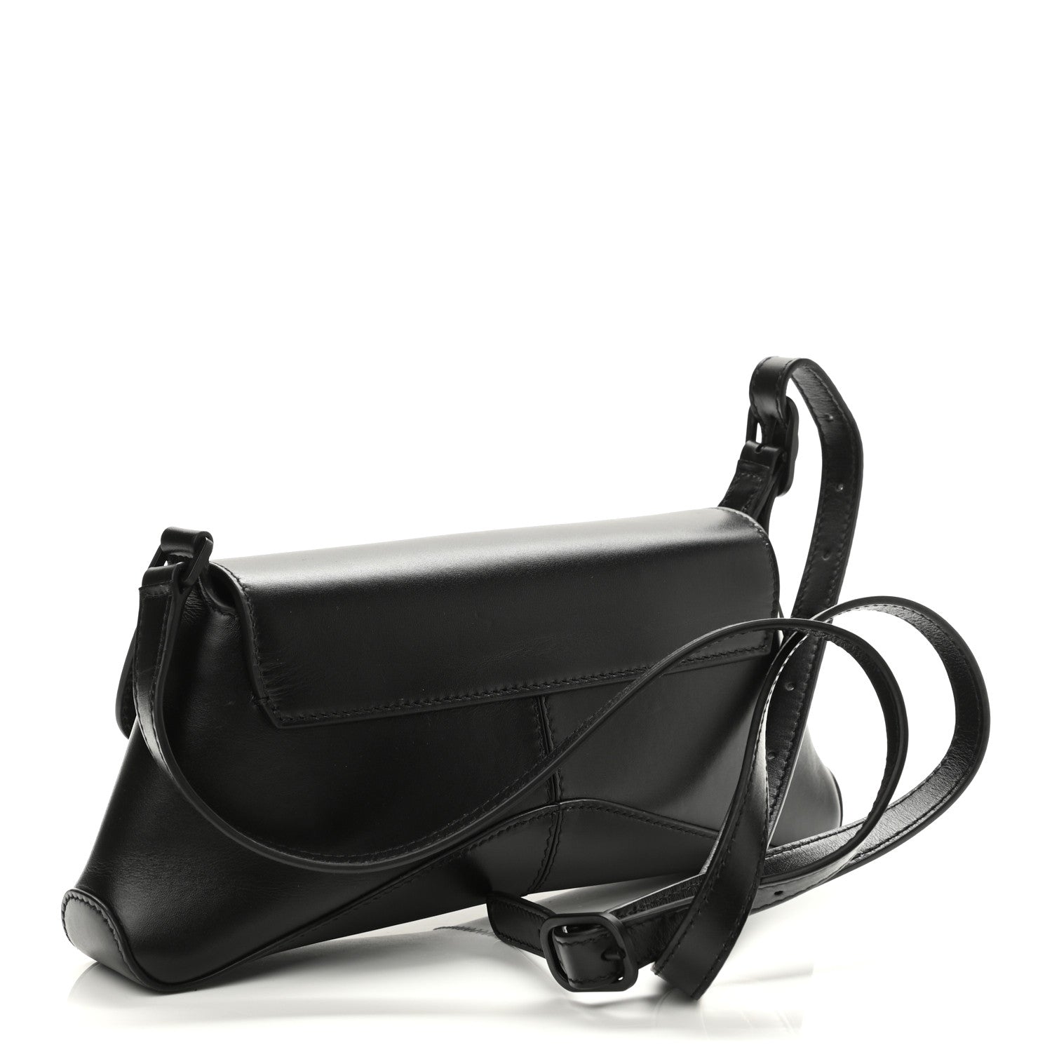 Balenciaga Box Calfskin Monochrome Small XX Flap Stretch Bag Black 3 of 11