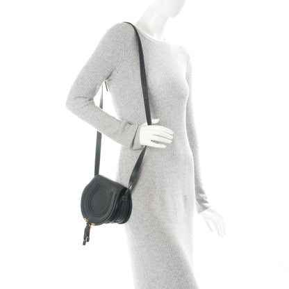 Chloe Calfskin Mini Marcie Round Crossbody Bag Black 2 of 7