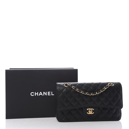 Chanel Caviar Quilted Medium Double Flap Black 10 of 10