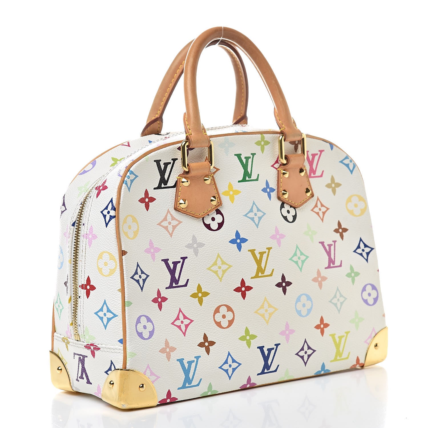 Louis Vuitton Monogram Multicolor Trouville White 3 of 17