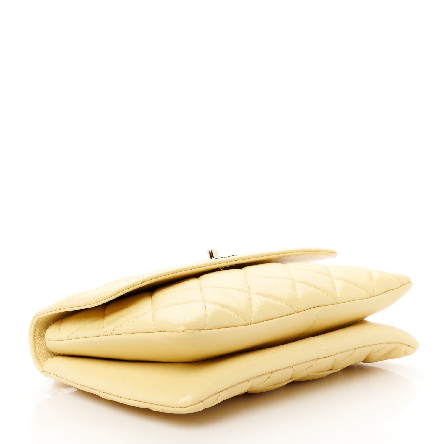 Chanel Lambskin Quilted Medium Trendy CC Flap Yellow 4 of 14