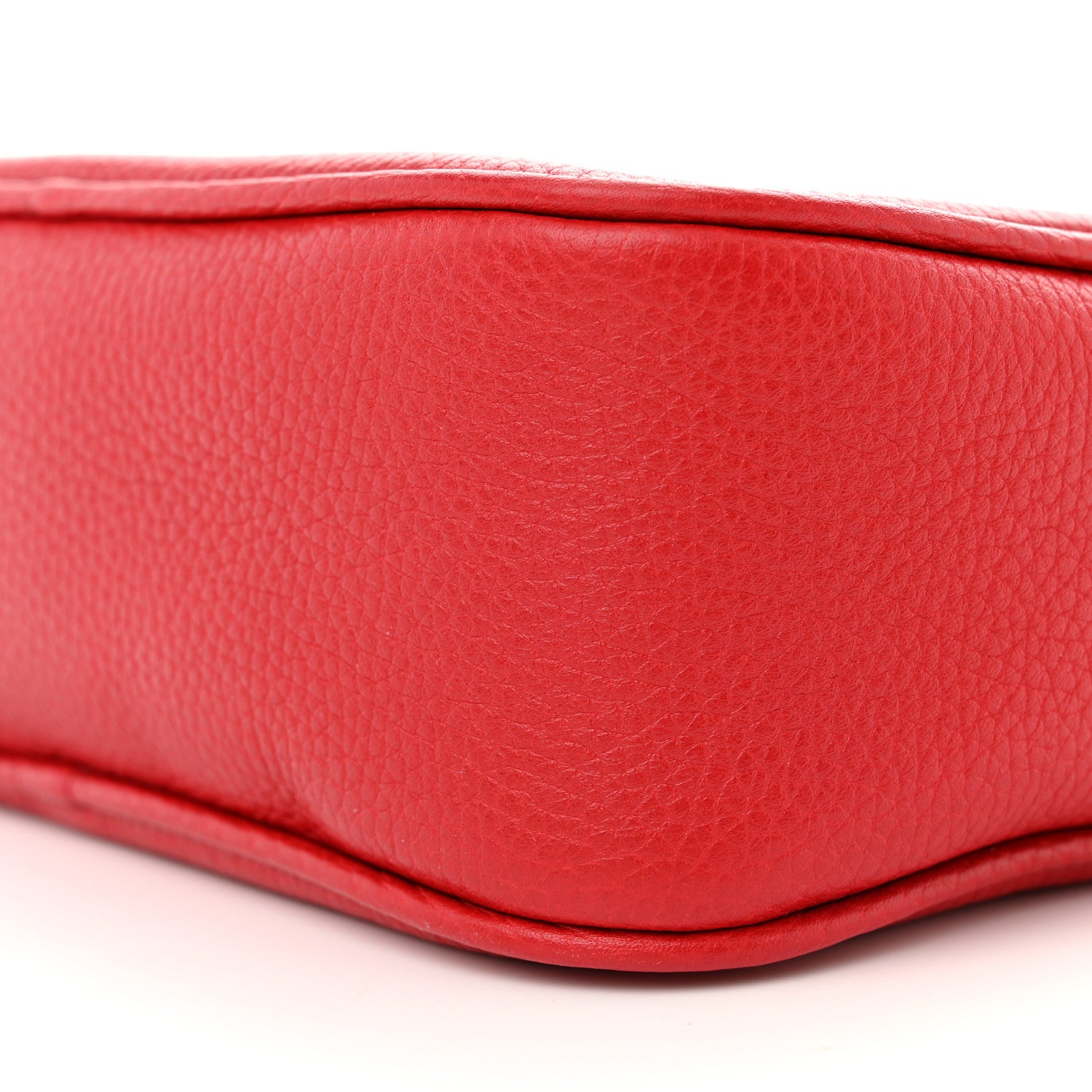Gucci Pebbled Calfskin Small Soho Disco Bag Tabasco Red 10 of 10