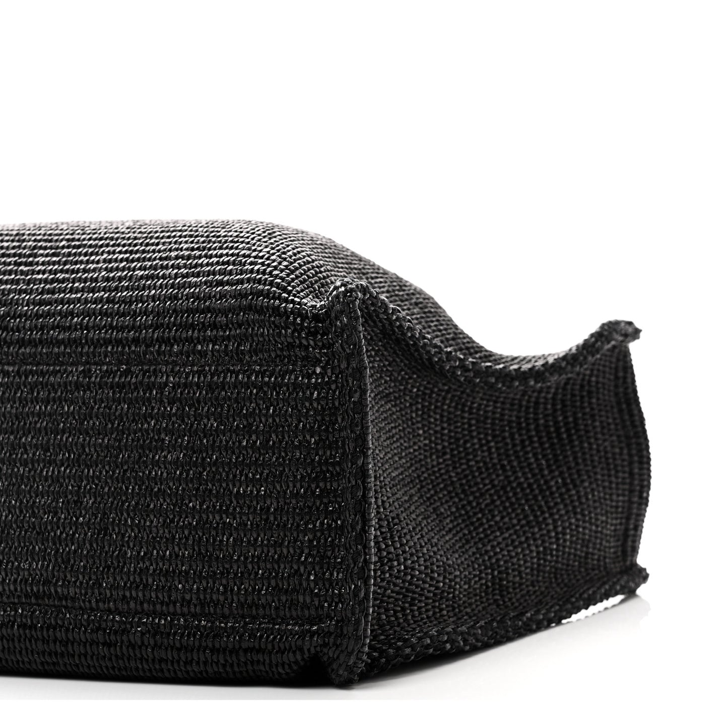 Raffia Medium G Tote Black