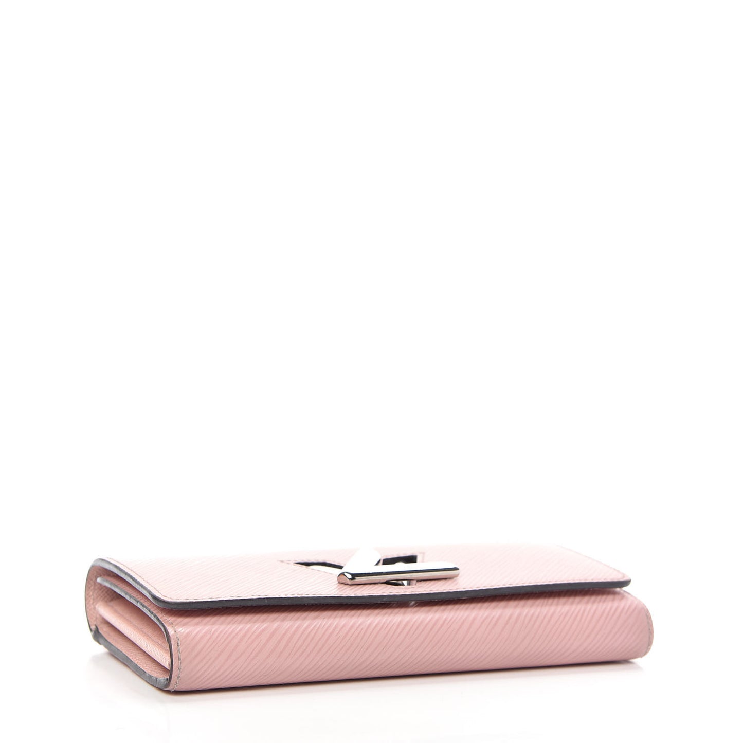 Epi Twist Wallet Rose Ballerine